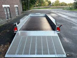 Variant 3520 M5 | MAXI LOAD | TRIDEM 460X198CM 3500KG BAUMASCHINENANHÄNGER | RAMPE