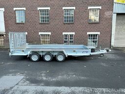 Variant 3520 M5 | MAXI LOAD | TRIDEM 460X198CM 3500KG BAUMASCHINENANHÄNGER | RAMPE
