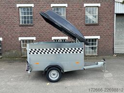 Vezeko KART 2 | SILBER + SCHWARZ 206X150x130CM 750KG KARTANHÄNGER