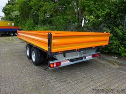 Möslein TTD11 Orange  neuer Tandem 3- Seitenkipper Tieflader-- Neufahrzeug --