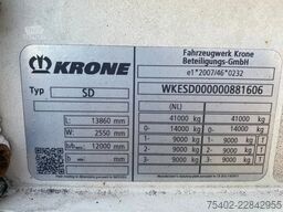 Krone SD Tautliner / Boorden / Dhollandia Laadklep / ...