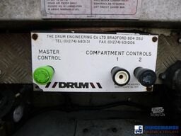 Crane Fruehauf Fuel tank alu 37 m3 / 2 comp