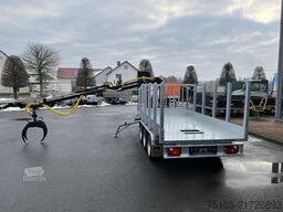 Fendt HT353017-K mit Holzladekran Spezialanhänger