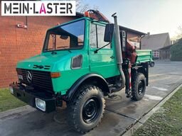 UNIMOG U 1200 Atlas 75.2 Kran 14 m Funk FB *1. Hand