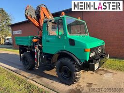 UNIMOG U 1200 Atlas 75.2 Kran 14 m Funk FB  *1. Hand