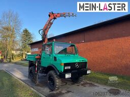 UNIMOG U 1200 Atlas 75.2 Kran 14 m Funk FB *1. Hand