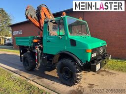 UNIMOG U 1200 Atlas 75.2 Kran 14 m Funk FB  *1. Hand
