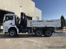 MAN 33.520 6X6 BL NEU BORDMATIK 3 SEITEN KIPPER HIAB KRAN MIETKAUF MöGLICH