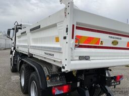 MAN 33.520 6X6 BL NEU BORDMATIK 3 SEITEN KIPPER HIAB KRAN MIETKAUF MöGLICH