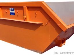 A1 Container Absetzmulde 5 m³ asym. offen ? RAL 2011 Tieforange ? Absetzcontainer