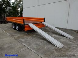 Möslein TTD 11 Weiß neuer Tandem 3- Seitenkipper Tieflader-- Neufahrzeug --