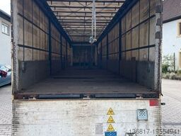 KRONE SD Plane Edscha Bordwände Plane Lenkachse