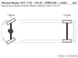 Renault Master VHT-17-B - 145.35 - OPBOUW + LAADKLEP 10...