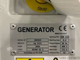 Scania DC13 072A - 550 kVA Stage V Genset - DPX-19929