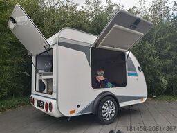trailershop Mini Caravan Camper Schlafwagen mit Küche
