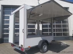 trailershop Infostand 3 Klappen 230V Licht Strom