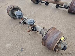 SAF TRAILER AXLE DRUM SINGLE TIRE.