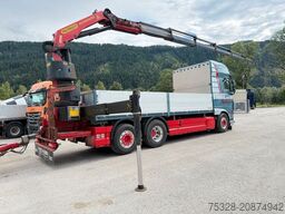 DAF XF 530 LL Pritsche Kran Palfinger PK 23002 TOP!