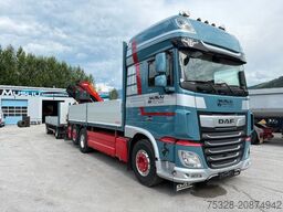 DAF XF 530 LL Pritsche Kran Palfinger PK 23002 TOP!