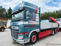 DAF XF 530 LL Pritsche Kran Palfinger PK 23002 TOP!