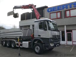 Mercedes-Benz Arocs 3643 | 8X4 Tridem | 3 Side Tipper | Fassi...