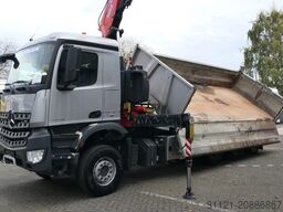 Mercedes-Benz Arocs 3643 | 8X4 Tridem | 3 Side Tipper | Fassi...