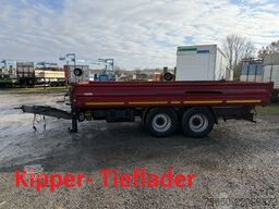 Remolque volquete trilateral  TK14  14,4 t Tandemkipper- Tieflader Breitbereifung