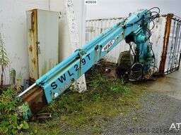 Strumento di sollevamento  Heila HMR12-1S crane with winch (used on boat)