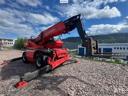 Manitou MRT 2150+ Rotating Telehandler – Jib, Pallet Forks