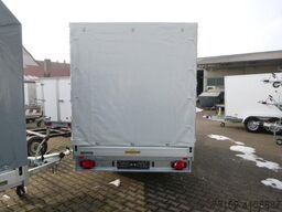 Humbaur HT 254118 Hochlader mit Plane 4100x1850x350mm