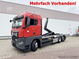 MAN TGX 26.470 6X2-4 BL TGX 26.470 6X2-4 BL, VDL 21-S 6200 Abrollkipper bis 7 m, , Lenk-/Liftachse, XLX-Fahrerhaus, Funk