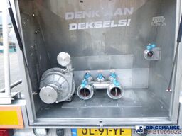 Burg Food tank inox 34.3 m3 / 3 comp + pump