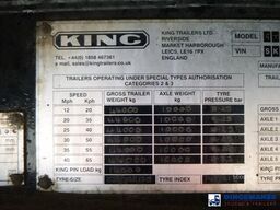 King 3-axle lowbed trailer GTS44