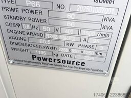 Perkins 1103A-33TG2 - 66 kVA Generator - DPX-19804