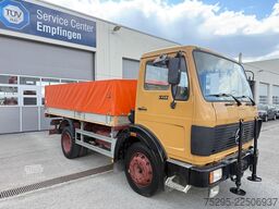 Mercedes-Benz 1017 Plattendruckwagen Planen Aufbau TÜV 11 26