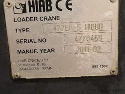 Hiab Occ Autolaadkraan Hiab 477-5 + radio