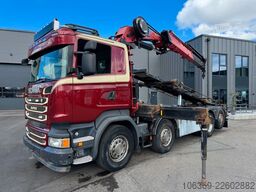 SCANIA R490 8x2*6 Euro 6 Tipper / Crane HMF 3220 K6