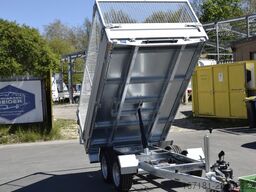 Remorcă HUMBAUR HUK 272715 Kipper mit Gitteraufsatz, FlexEPumpe