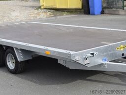Remorcă transport auto HUMBAUR Universal 3000 Holz, sofort lieferbar