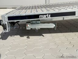 Martz GT PLUS 850/3 S 3,5T | ALUBODEN MITTIG | ALURAMPEN 853X215CM 3500KG AUTOTRAILER
