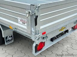 Humbaur HTK 3500.37 | PROSTEEL 362X185X40CM 3500KG DREISEITENKIPPER