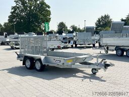 Variant 3516 B3 | MAXI LOAD | RAMPE | ALURIFFELBLECH 300X162CM 3500KG BAUMASCHINENANHÄNGER | BEAVERTAIL