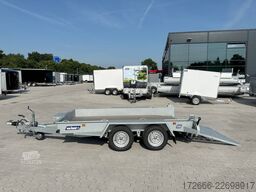 Variant 3516 B3 | MAXI LOAD | RAMPE | ALURIFFELBLECH 300X162CM 3500KG BAUMASCHINENANHÄNGER | BEAVERTAIL