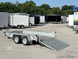 Variant 3516 B3 | MAXI LOAD | RAMPE | ALURIFFELBLECH 300X162CM 3500KG BAUMASCHINENANHÄNGER | BEAVERTAIL