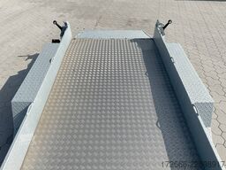 Variant 3516 B3 | MAXI LOAD | RAMPE | ALURIFFELBLECH 300X162CM 3500KG BAUMASCHINENANHÄNGER | BEAVERTAIL