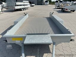 Variant 3516 B3 | MAXI LOAD | RAMPE | ALURIFFELBLECH 300X162CM 3500KG BAUMASCHINENANHÄNGER | BEAVERTAIL