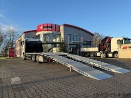 MAN Baumaschinen- Arbeitsbühnentransporter Rampen