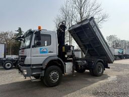MERCEDES-BENZ Axor 1833 4x4 HAD Dreiseitenkipper mit MGK Kran