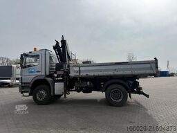 MERCEDES-BENZ Axor 1833 4x4 HAD Dreiseitenkipper mit MGK Kran