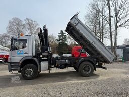 MERCEDES-BENZ Axor 1833 4x4 HAD Dreiseitenkipper mit MGK Kran